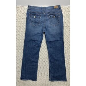 Levi's 512 Perfectly Slimming Bootcut Jeans Women 16M (33x31) Blue Denim Pockets